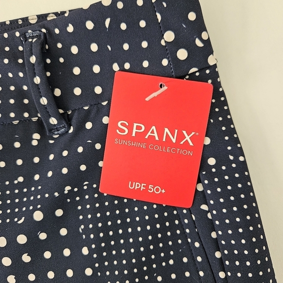 SPANX Sunshine Shorts 6" pull on waist UPF 50 navy Size XL - Picture 7 of 13